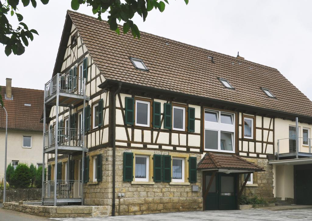 Moserhof-Apartments Igersheim Eksteriør bilde